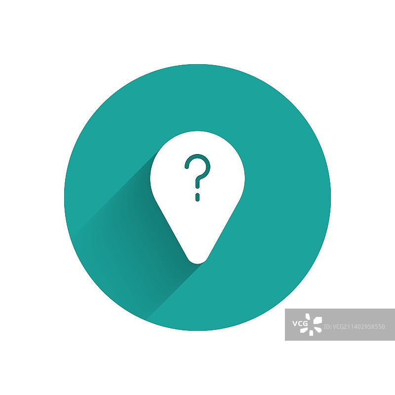 白色未知路线点图标图片素材