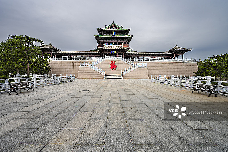 北京世园公园永宁阁图片素材