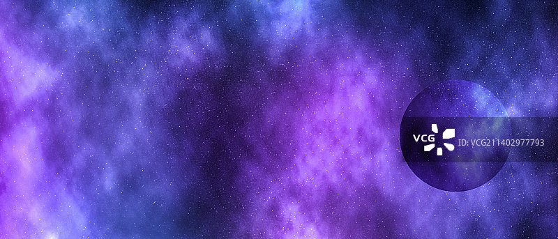 宇宙中的星星、行星和星系，时空旅行图片素材