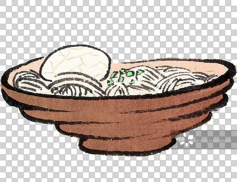 一碗卤蛋面食物元素图片素材
