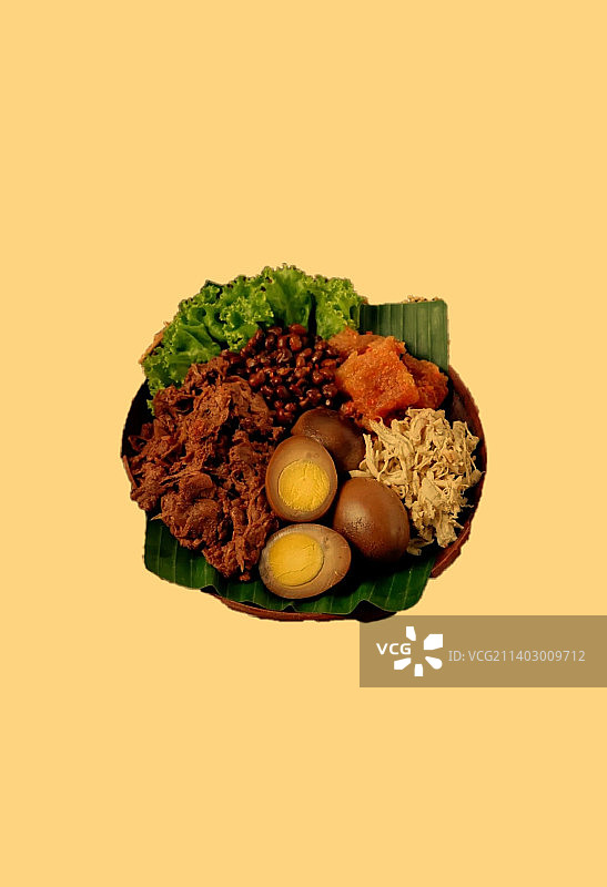 Gudeg：来自印度尼西亚日惹的传统美食图片素材