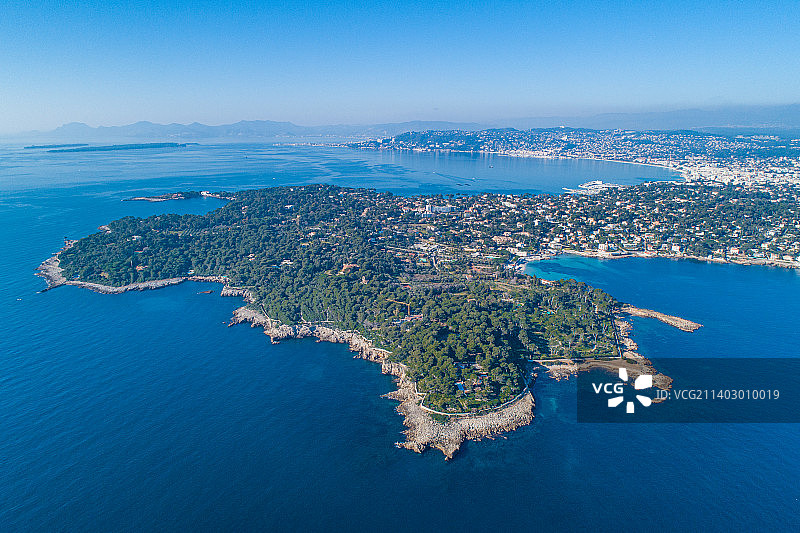 法国昂蒂布海天一览图片素材