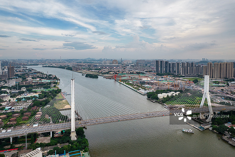 广州鹤洞大桥图片素材