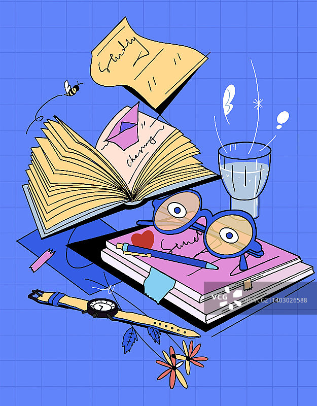 学习读书图片素材