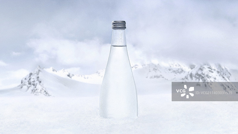 雪山矿泉水图片素材