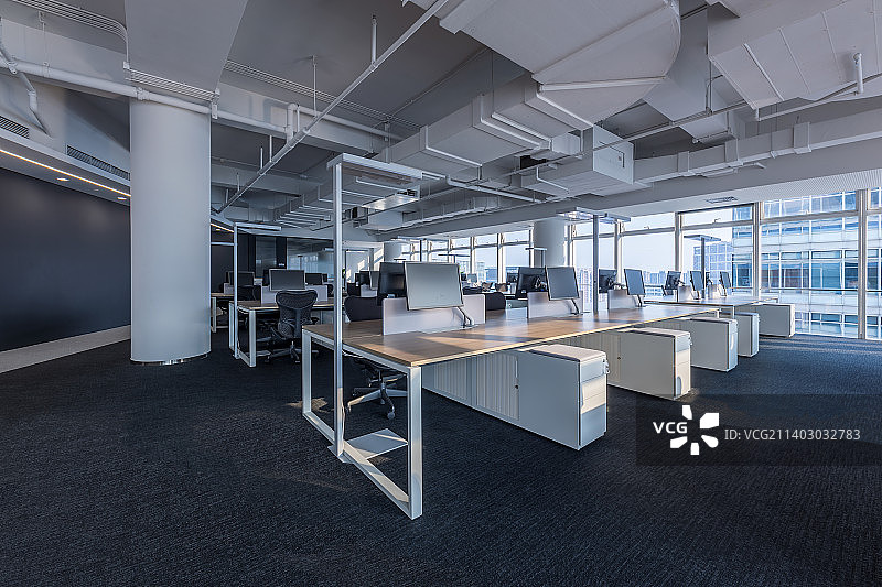 现代城市建筑内部空间图片素材