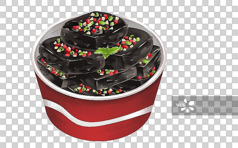 臭豆腐元素插画图片素材