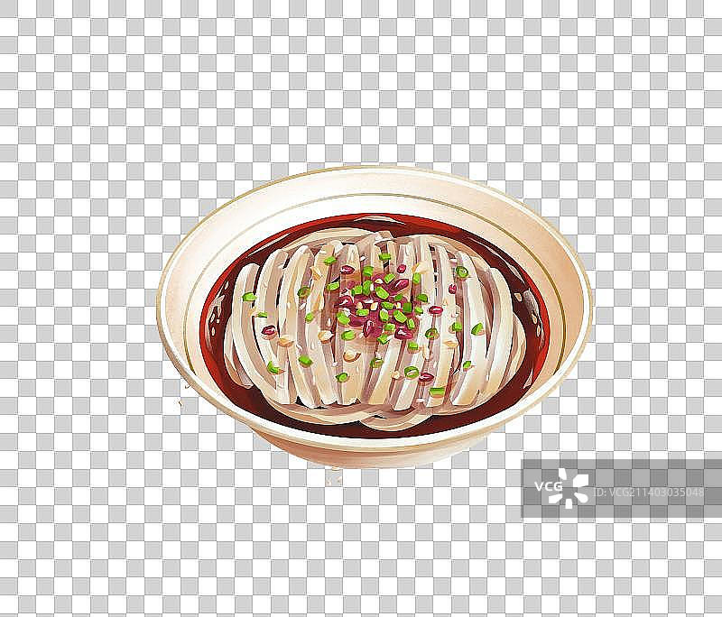 刮凉粉图片素材