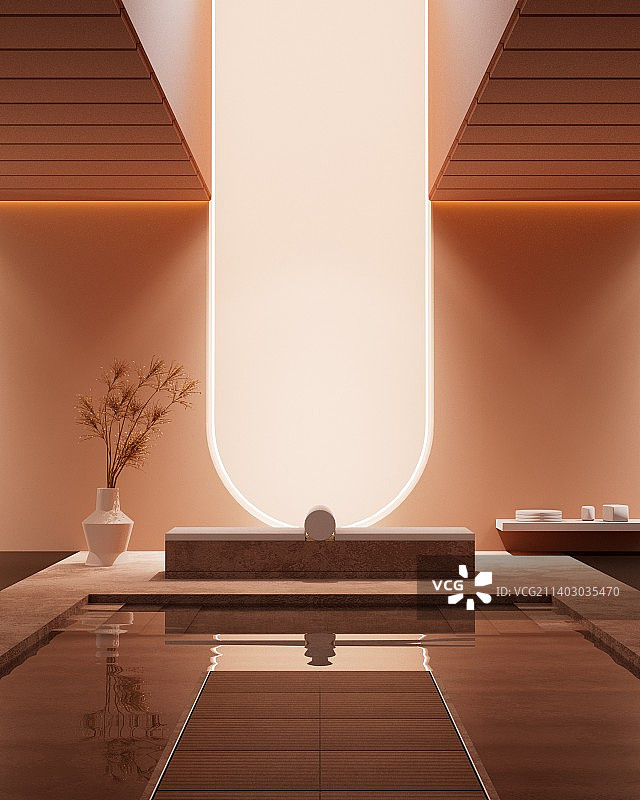 iDSTORE-3D家居数字场景国风古风电商产品展示背景图片素材