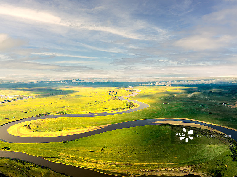 九曲黄河第一湾图片素材
