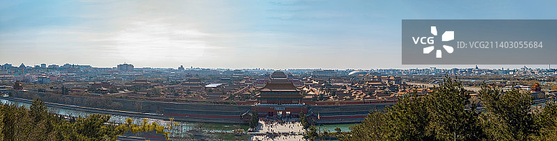 故宫全景图图片素材