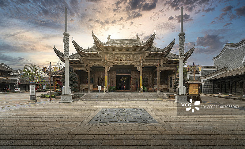 花鼓戏楼，铜官窑古镇图片素材