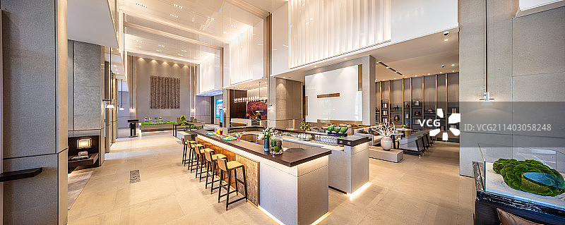 样板间饭厅餐桌图片素材