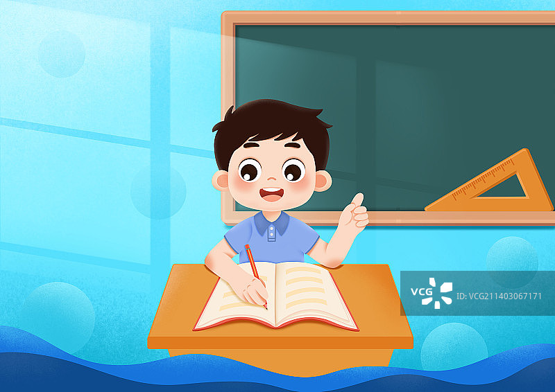 在教室上课的学生图片素材