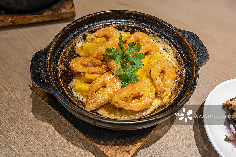 黄金虾煲图片素材