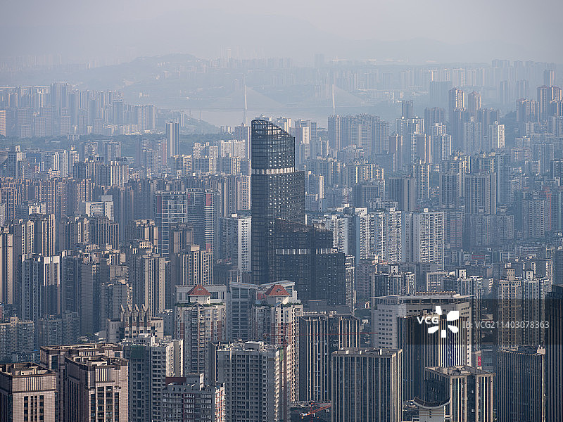 重庆市渝中区长焦镜头全景图图片素材