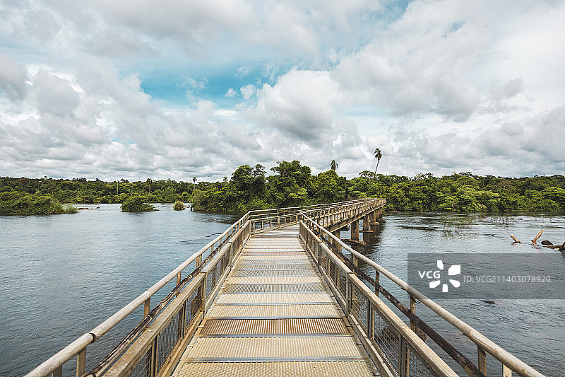 阿根廷米西奥内斯省河流风景图片素材