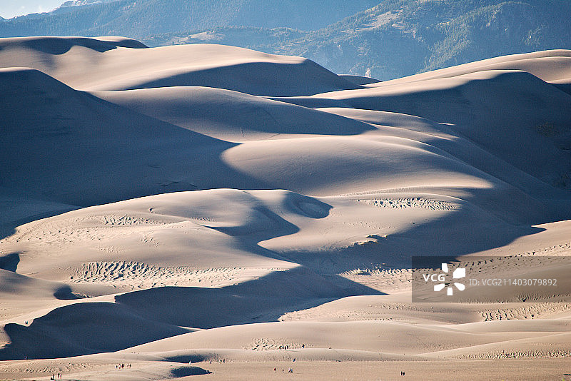美国科罗拉多州阿拉莫萨县沙漠风光图片素材