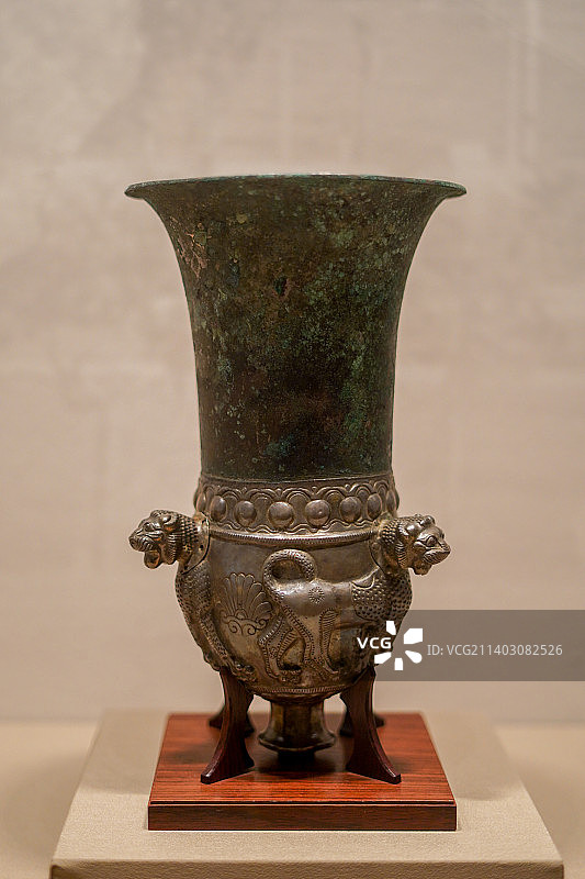 从地中海到中国——丝绸之路文物展金属器皿图片素材