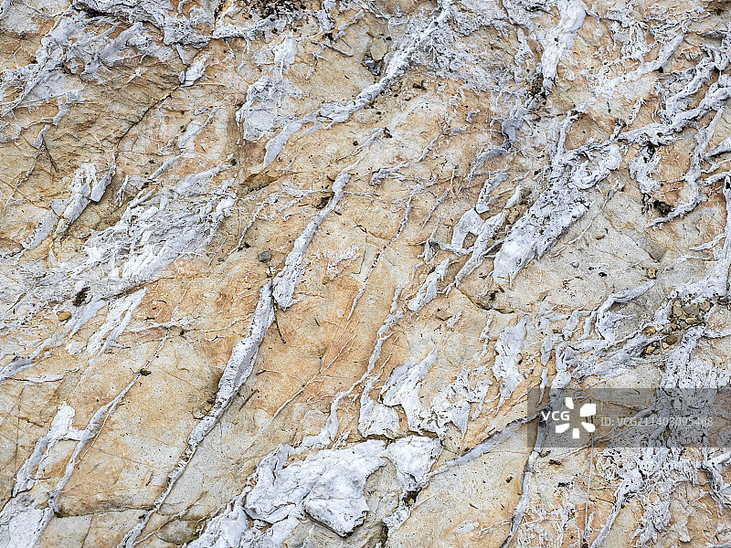 英国湖区Rusland山谷变质岩上的图案图片素材