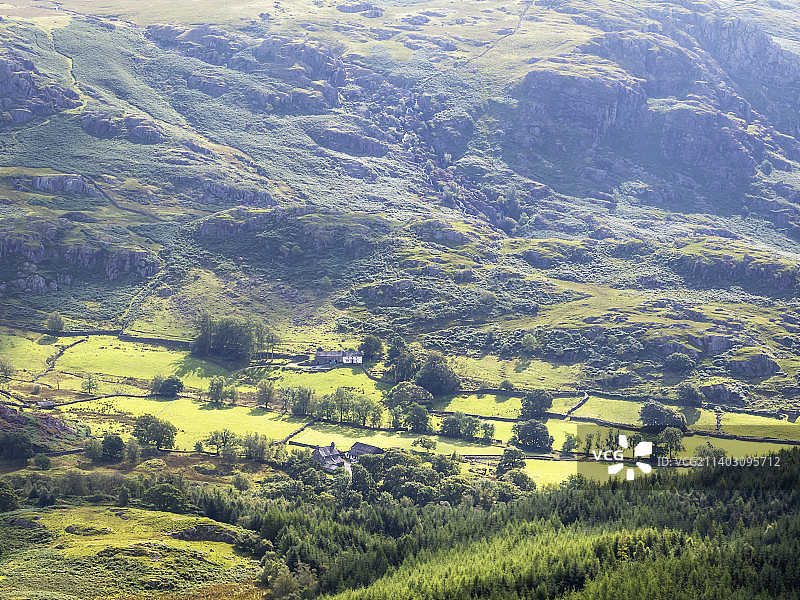 英国湖区哈特费尔的达登谷图片素材