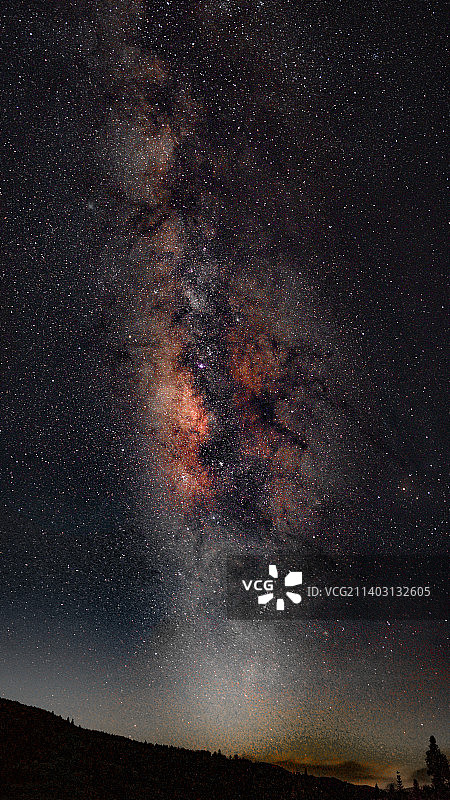 七夕银河一隅丨迢迢牵牛星,皎皎河汉女图片素材