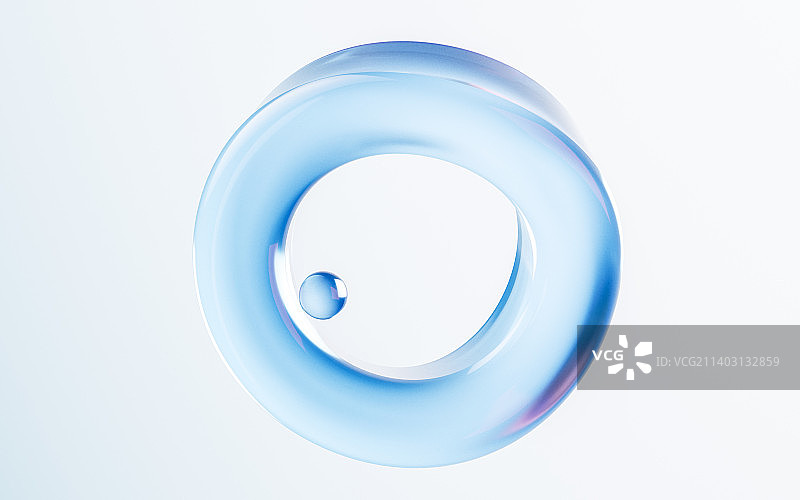 透明渐变玻璃背景3D渲染图片素材