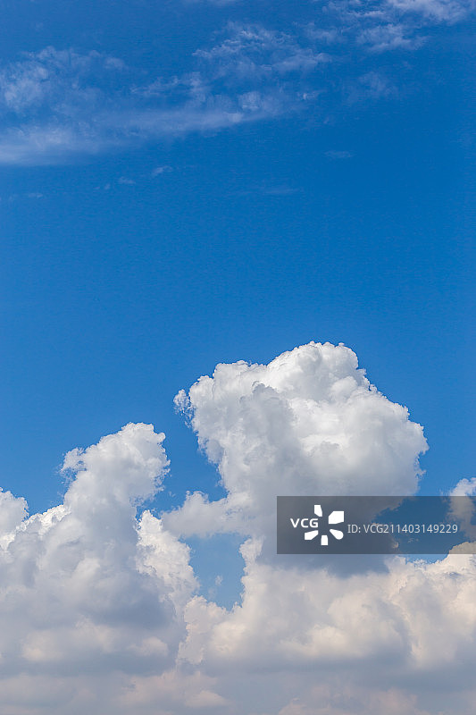 美丽的蓝天白云背景素材图图片素材