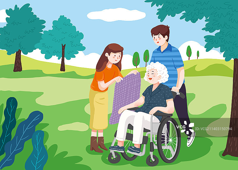 重阳节插画图片素材