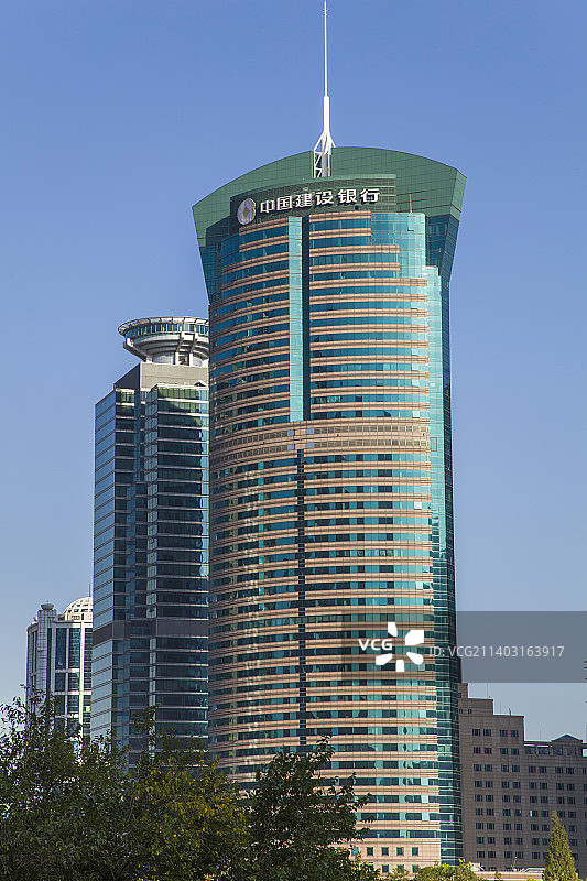 中国建设银行大厦图片素材