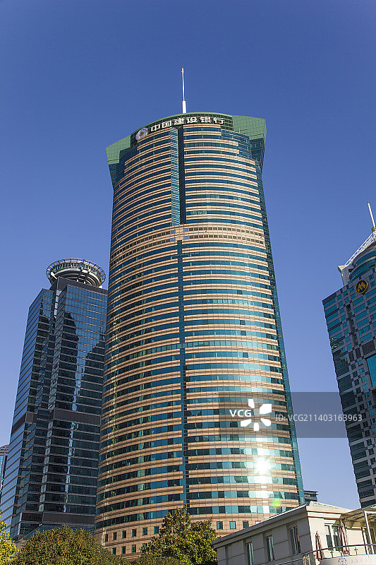 上海陆家嘴商务区建筑群图片素材