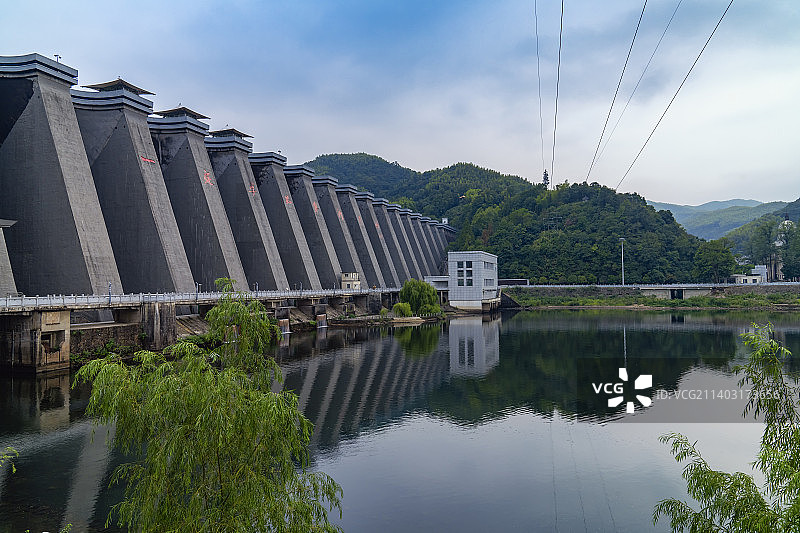 安徽六安霍山佛子岭水库风光图片素材