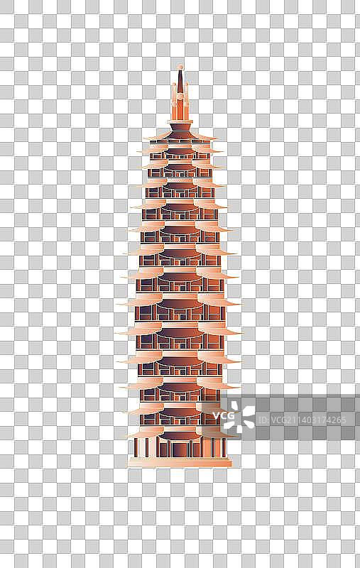 常州天宁宝塔图片素材