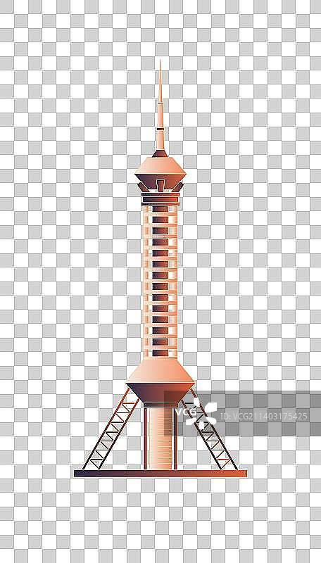 石家庄电视塔图片素材