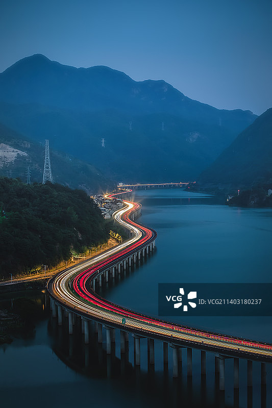 温丽高速青田段图片素材