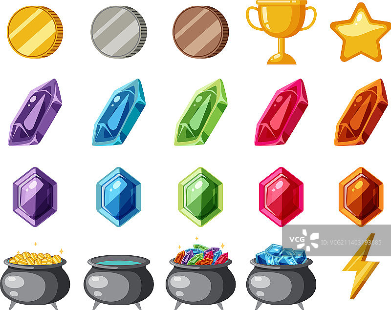 游戏元素模板设计合集图片素材