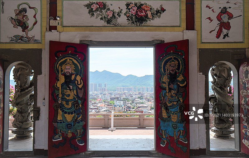 建于五代后晋天福初年的泉州南安诗山风山寺图片素材