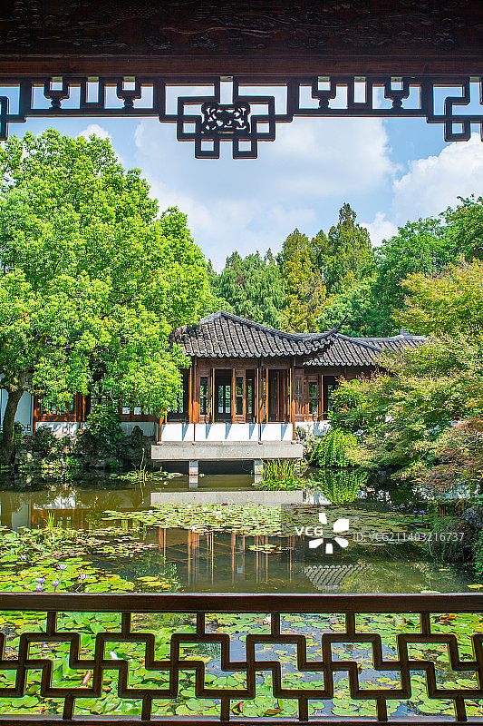 郭庄 杭州 西湖畔 清代私家园林 古建筑文物 园林建筑图片素材