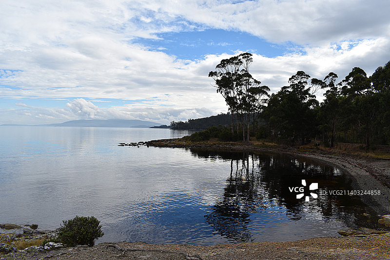 湖光山色图片素材