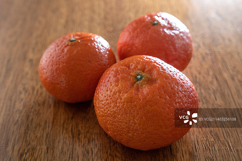 澳大利亚新南威尔士州悉尼桌子上的橙子特写图片素材