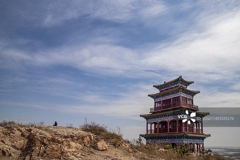 云涌飞云阁图片素材