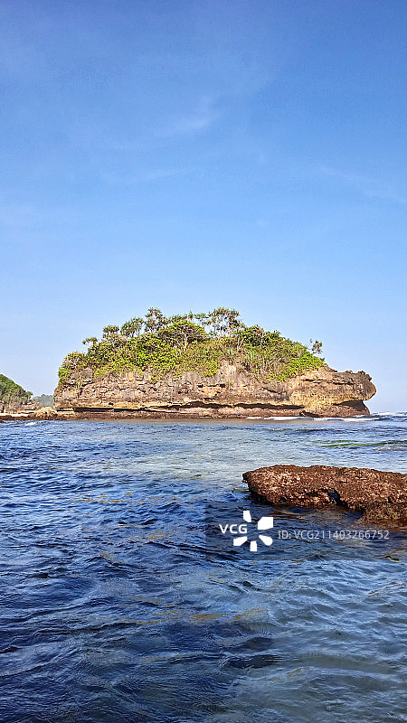 印度尼西亚加鲁特蓝天碧海美景图片素材