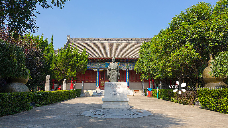 扁鹊墓航拍图片素材