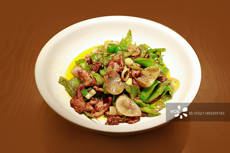 辣椒盐煎肉图片素材