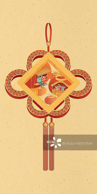 中国结喜迎新春图片素材