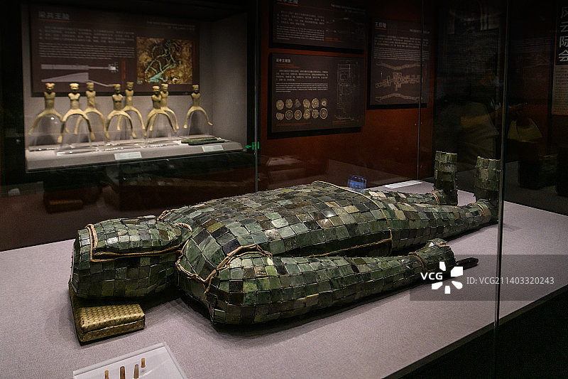 河南博物院金缕玉衣图片素材