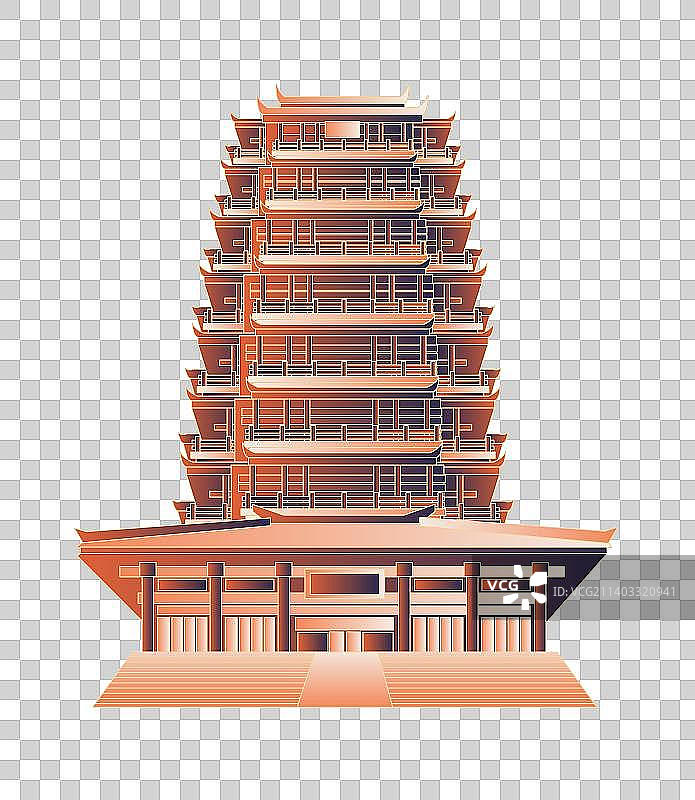淄博海岱楼图片素材