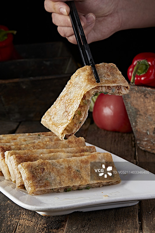 香河牛肉烙饼图片素材