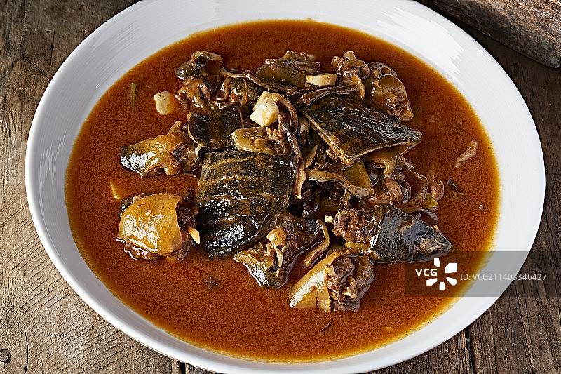 生啫红煨甲鱼图片素材