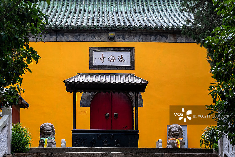 扬州瘦西湖法海寺图片素材